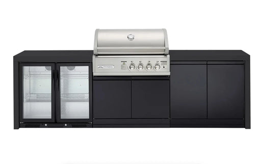 Crossray TC4KB-21 4 Burner Outdoor BBQ Kitchen with Double Fridge BLACK Benchtop - LX2001 - Homewares, Outdoor, Phone Accessories, Cases, Speakers, Headphones + More -