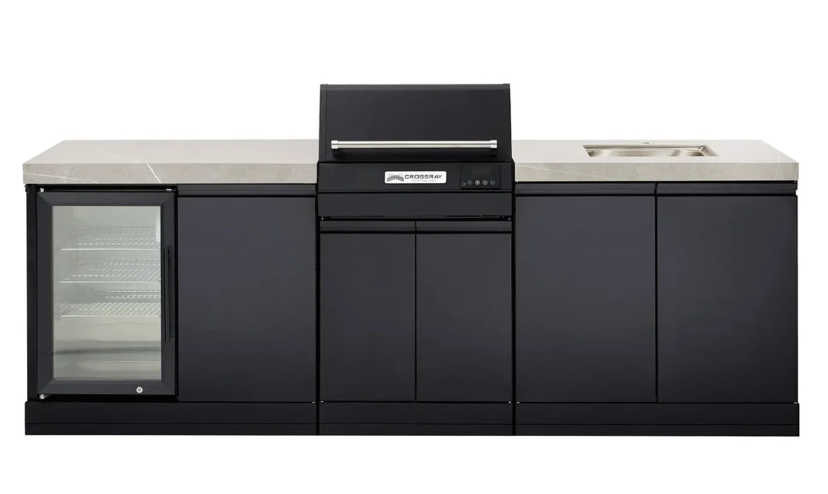 Crossray TCEK-16 eXtreme Electric Outdoor BBQ Kitchen with Sink Single Fridge - LX2001 - Homewares, Outdoor, Phone Accessories, Cases, Speakers, Headphones + More -