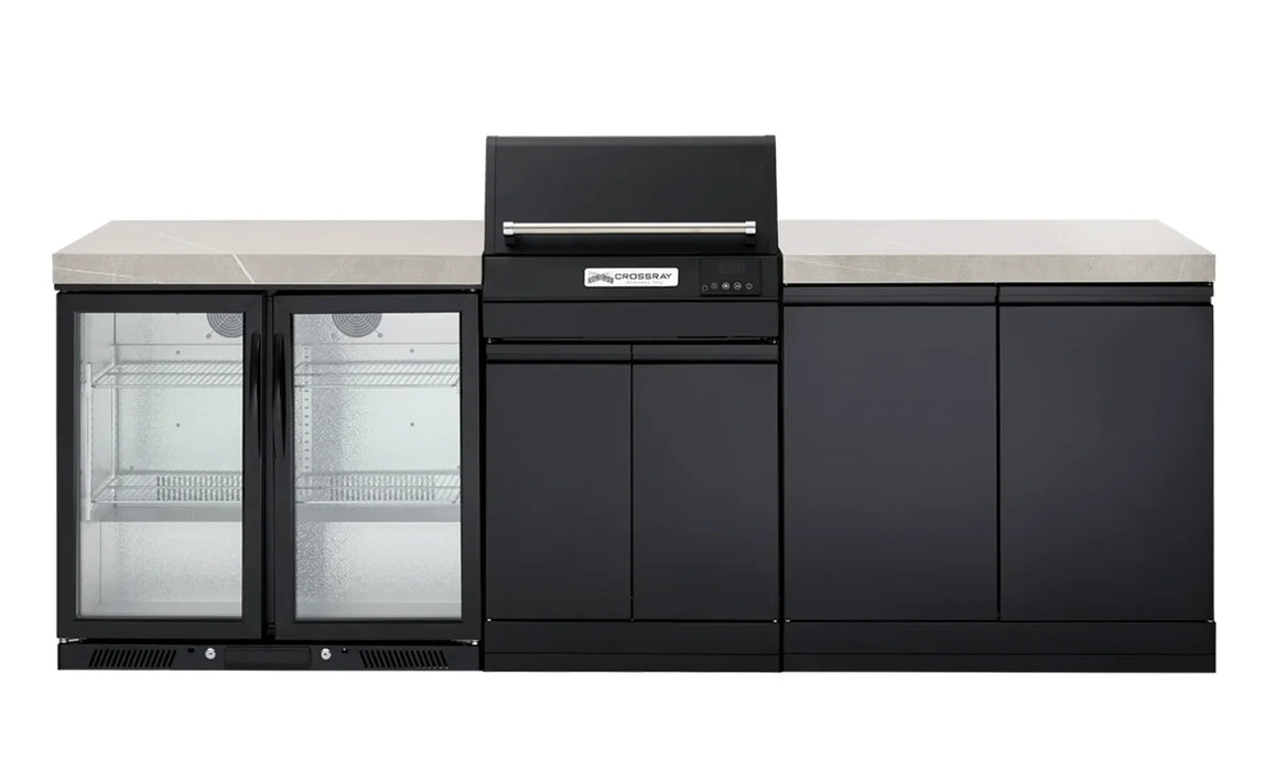 Crossray TCEK-17 eXtreme Electric Outdoor BBQ Kitchen with Double Door Fridge - LX2001 - Homewares, Outdoor, Phone Accessories, Cases, Speakers, Headphones + More -