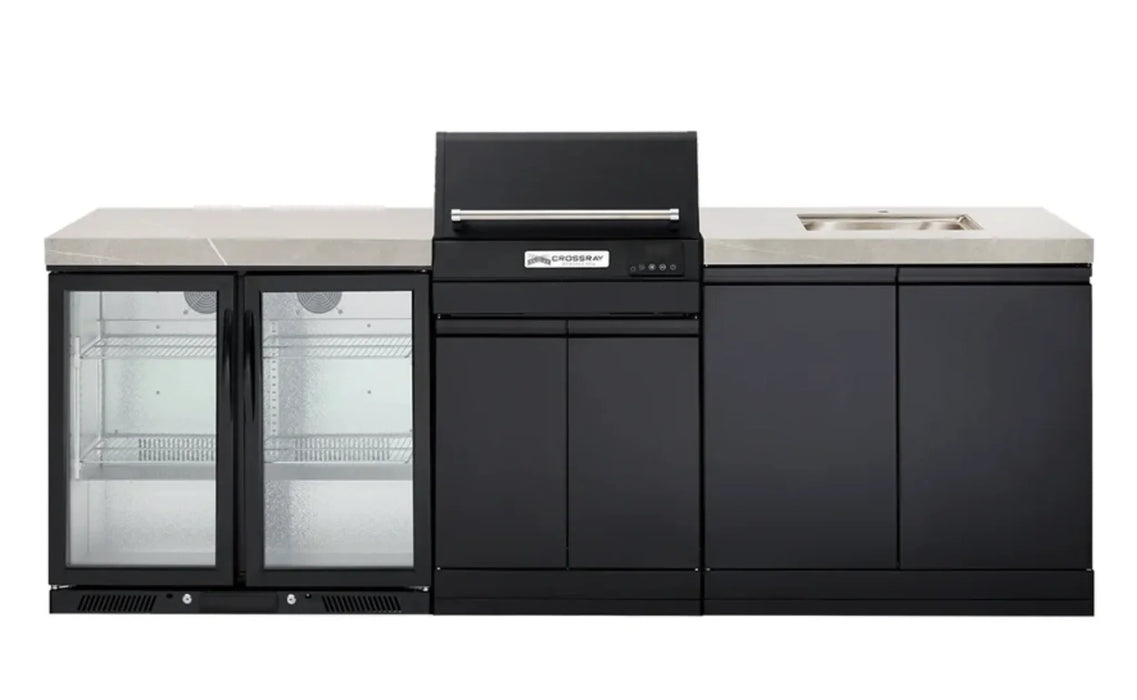 Crossray TCEK-18 eXtreme Electric Outdoor BBQ Kitchen with Sink & Double Fridge - LX2001 - Homewares, Outdoor, Phone Accessories, Cases, Speakers, Headphones + More -