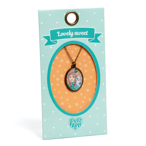 Djeco Lovely Sweet Medaille Lucille Necklace - LX2001 - Homewares, Outdoor, Phone Accessories, Cases, Speakers, Headphones + More -