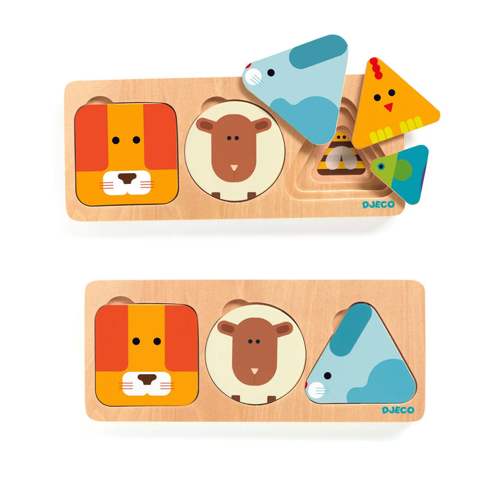 Basic - AnimaBasic geometric shapes surpise animals - LX2001 - Homewares, Outdoor, Phone Accessories, Cases, Speakers, Headphones + More -