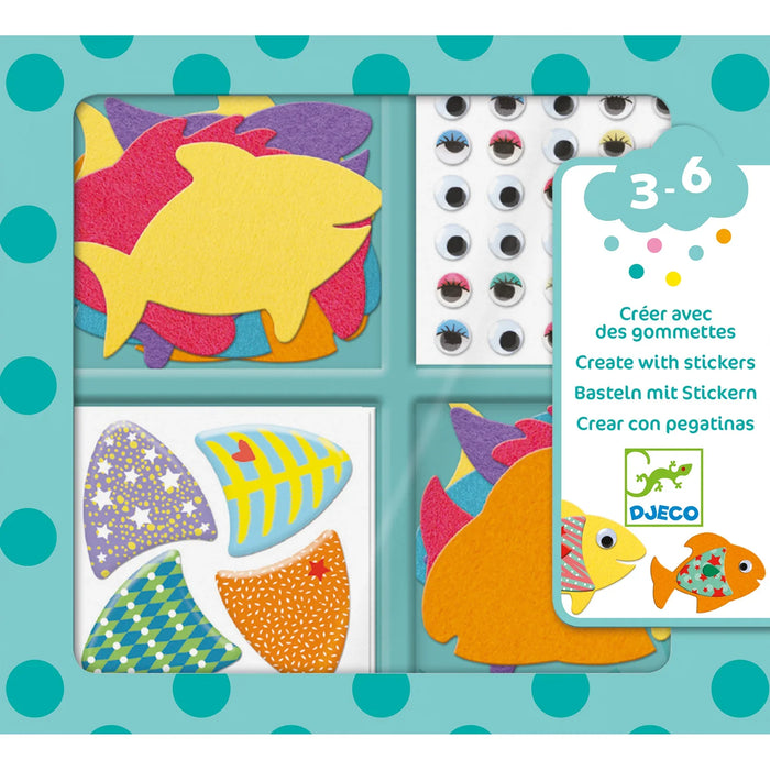 Create With Stickers - I Love Fish - LX2001 - Homewares, Outdoor, Phone Accessories, Cases, Speakers, Headphones + More -