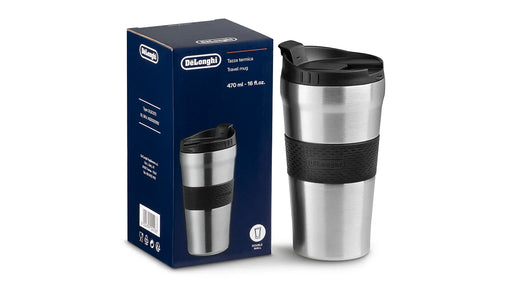 DeLonghi De'Longhi Stainless Steel Travel Mug - 16oz - LX2001 - Homewares, Outdoor, Phone Accessories, Cases, Speakers, Headphones + More -