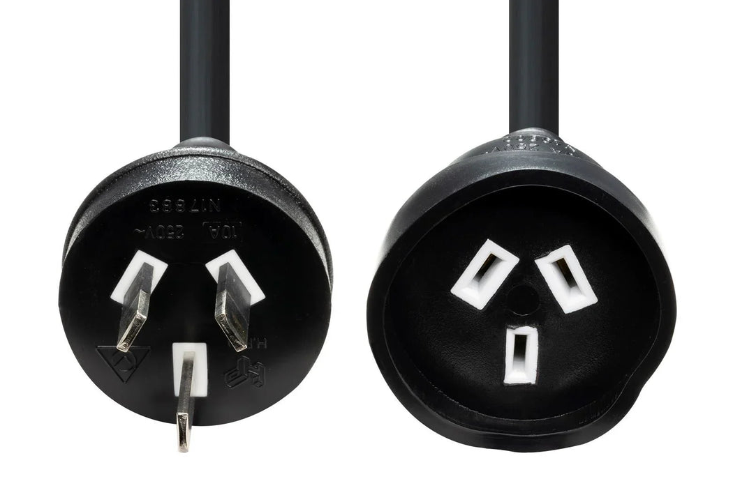 DYNAMIX 10M 240v 10A Standard Duty Power Extension Lead - Black PEXT10MBK - LX2001 - Homewares, Outdoor, Phone Accessories, Cases, Speakers, Headphones + More -