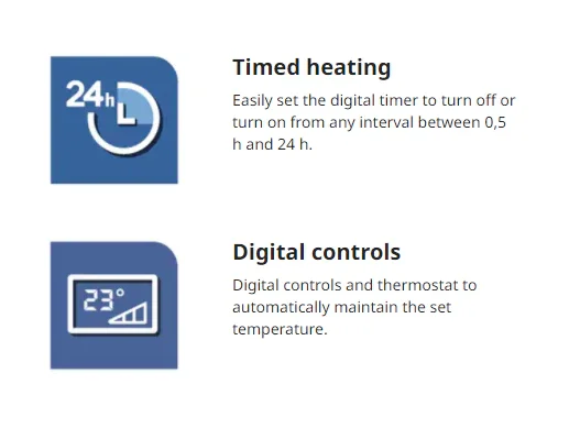 Delonghi 2400W Slim Style Convector Heater w/ Timer HSX4324EG 8004399020122 - LX2001 - Homewares, Outdoor, Phone Accessories, Cases, Speakers, Headphones + More -
