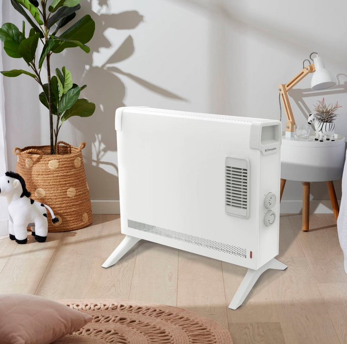 Dimplex 2kw 2000w Convector Heater with Turbo Fan White