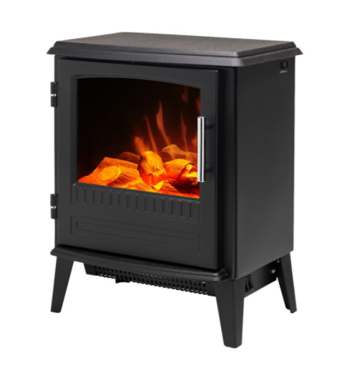 Dimplex Heater Bari 2kW 2000W Portable Electric Flame Fire Stove Heater
