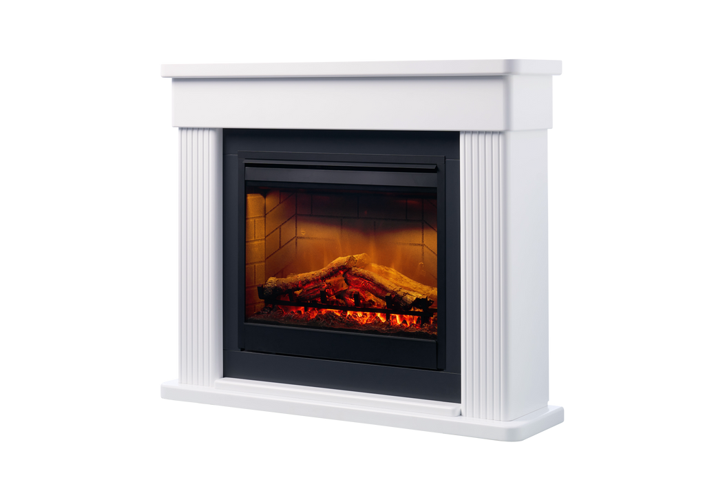 Dimplex Portland 2kW Large Electric Fire Fireplace Suite