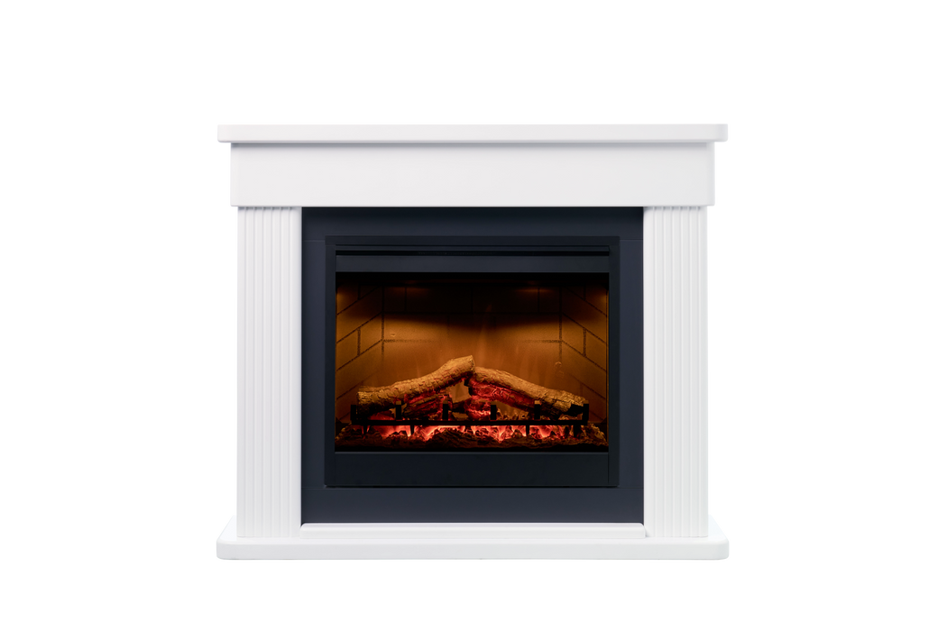 Dimplex Portland 2kW Large Electric Fire Fireplace Suite