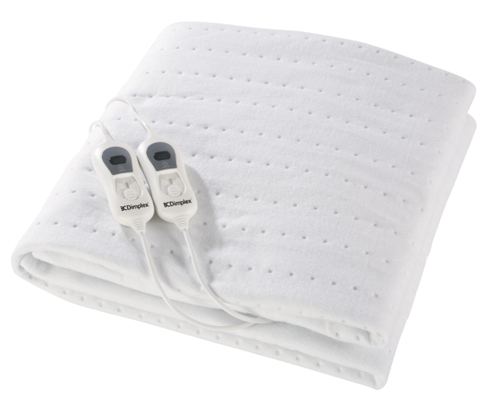 Dimplex Queen Fitted Electric Blanket - White