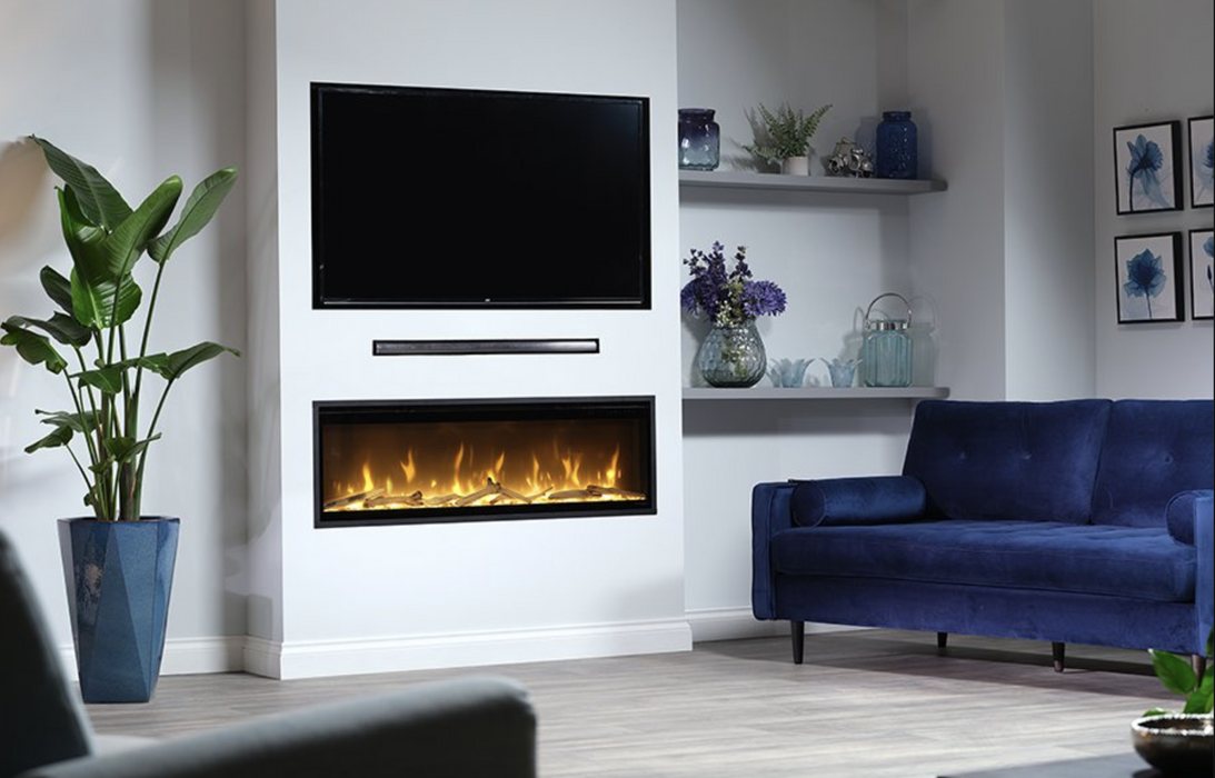 Dimplex Real Flame Ignite Evolve 1800mm 2kW Electric Fireplace - Black EVO1800-AU