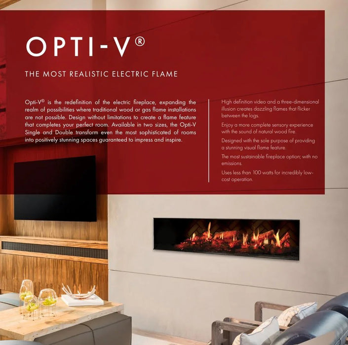 Dimplex Real Flame OPTI-V Double Electric Fireplace - LX2001 - Homewares, Outdoor, Phone Accessories, Cases, Speakers, Headphones + More -