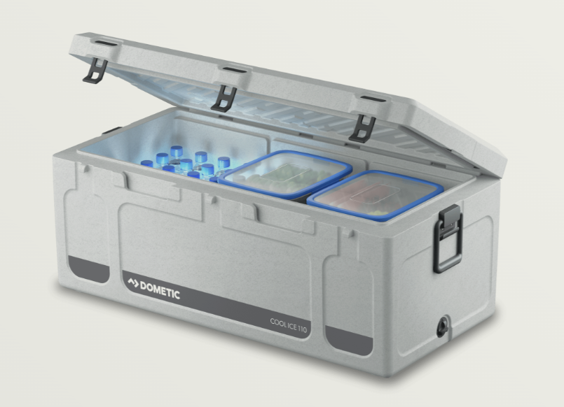 Dometic Cool-Ice CI-110 Heavy Duty Rotomolded Ice box Chilly Bin 111L Stone
