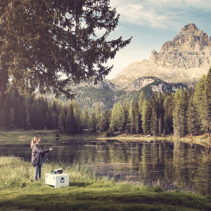 Dometic Cool-Ice CI-42 Heavy Duty Rotomolded Ice box Chilly Bin 43L Stone