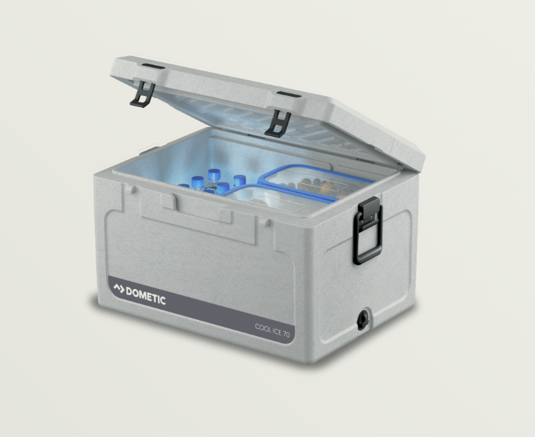 Dometic Cool-Ice CI-70 Heavy Duty Rotomolded Ice box Chilly Bin 71L Stone