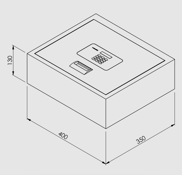 Dometic MDT 400X Top Opening Pro Safe without CEU Hotel Home Motel Safe