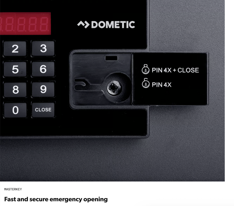 Dometic MD 450 ProSafe Safe for Laptop etc up to 15" - Hotel Home Motel Safe