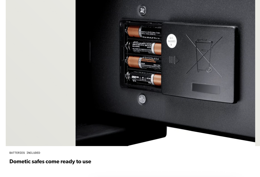 Dometic ProSafe Safe MD 390 Hotel In-Room Safe Valuables and Laptop up to 17"