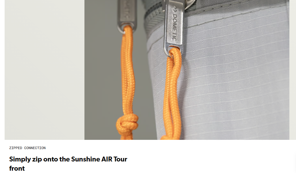 Dometic Sunshine AIR Tour 300 Front Panel