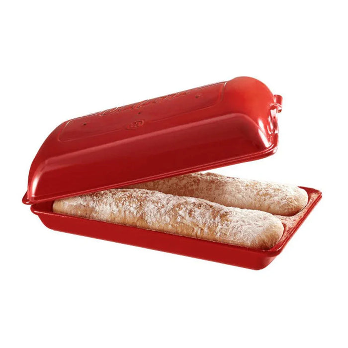Emile Henry Ciabatta Baker - Burgundy - LX2001 - Homewares, Outdoor, Phone Accessories, Cases, Speakers, Headphones + More -