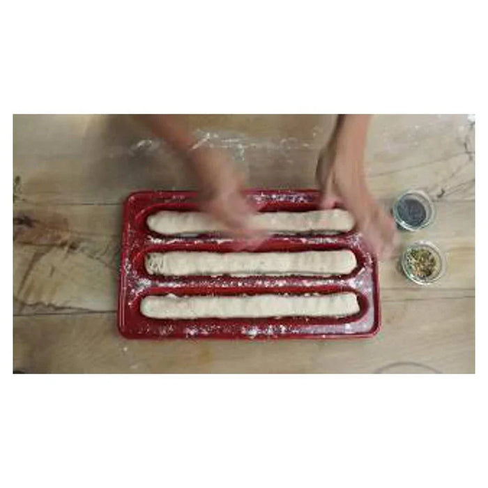 Emile Henry Baguette Baker - Burgundy - LX2001 - Homewares, Outdoor, Phone Accessories, Cases, Speakers, Headphones + More -