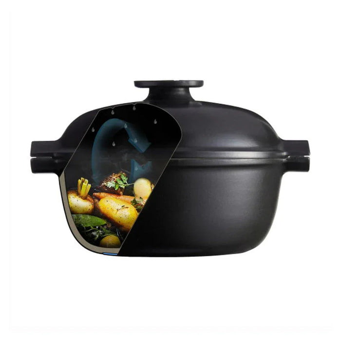 Emile Henry Small Casserole/Dutch Oven (2 L) - Delight - Slate - LX2001 - Homewares, Outdoor, Phone Accessories, Cases, Speakers, Headphones + More -