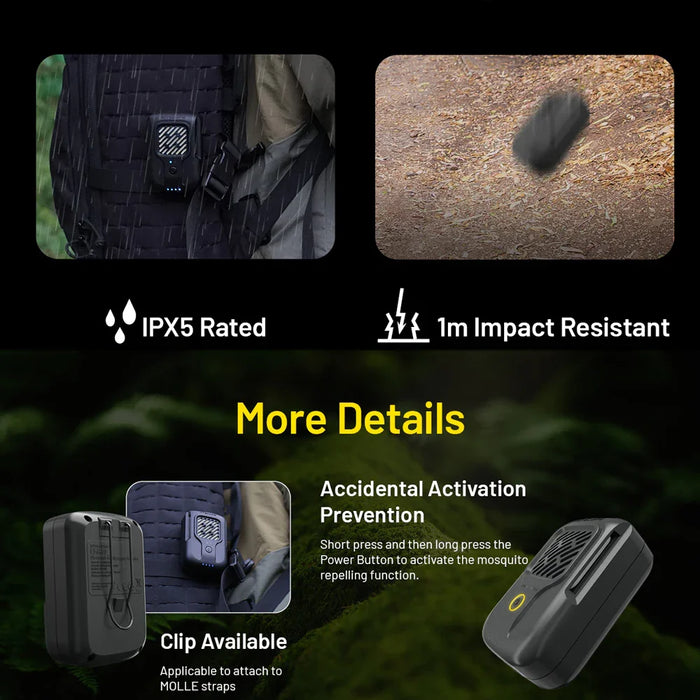 Nitecore Emr40 Portable Electronic Multipurpose Repeller - LX2001 - Homewares, Outdoor, Phone Accessories, Cases, Speakers, Headphones + More -