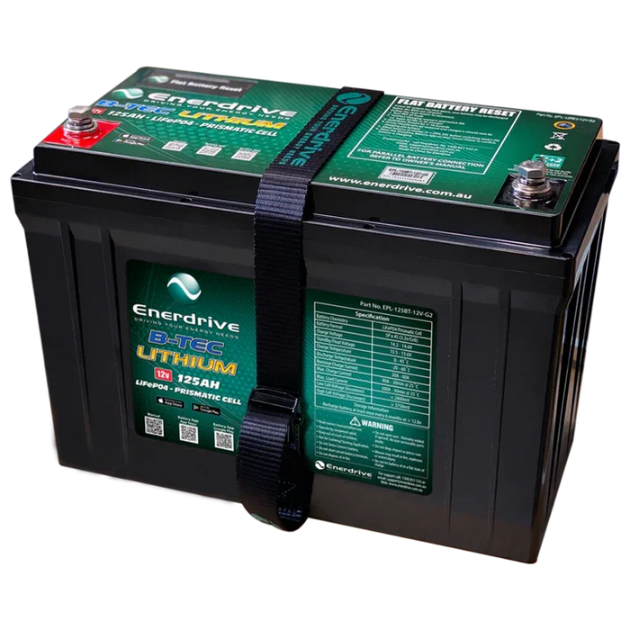Enerdrive Epower Btec Lithium Battery 125A - LX2001 - Homewares, Outdoor, Phone Accessories, Cases, Speakers, Headphones + More -