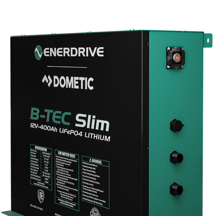 Enerdrive B-Tec 400Amp / 12V Lifepo4 Slim Metal Case Battery - LX2001 - Homewares, Outdoor, Phone Accessories, Cases, Speakers, Headphones + More -