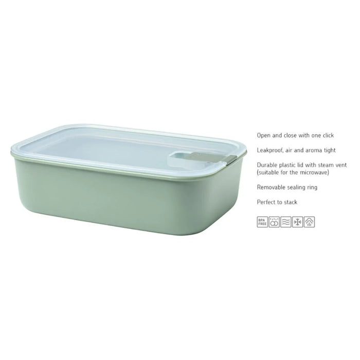 Mepal Easyclip Storage 1500ml Nordic Sage - LX2001 - Homewares, Outdoor, Phone Accessories, Cases, Speakers, Headphones + More -