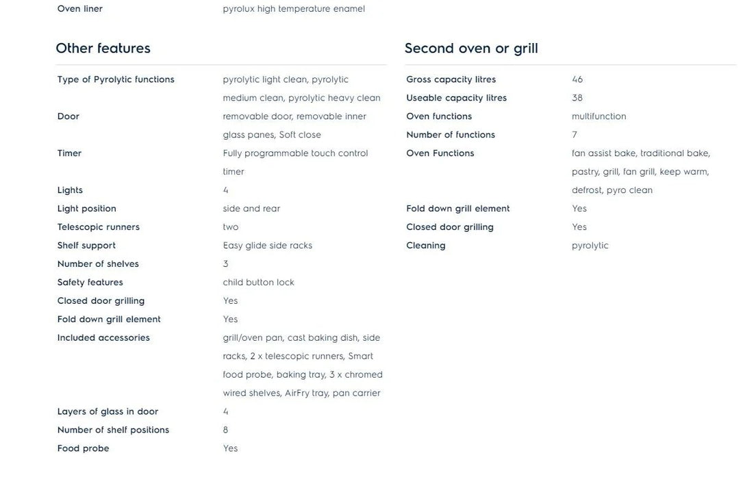 Electrolux 60cm UltimateTaste 900 Multifunction Pyrolytic Duo Oven EVEP626DSE - LX2001 - Homewares, Outdoor, Phone Accessories, Cases, Speakers, Headphones + More -