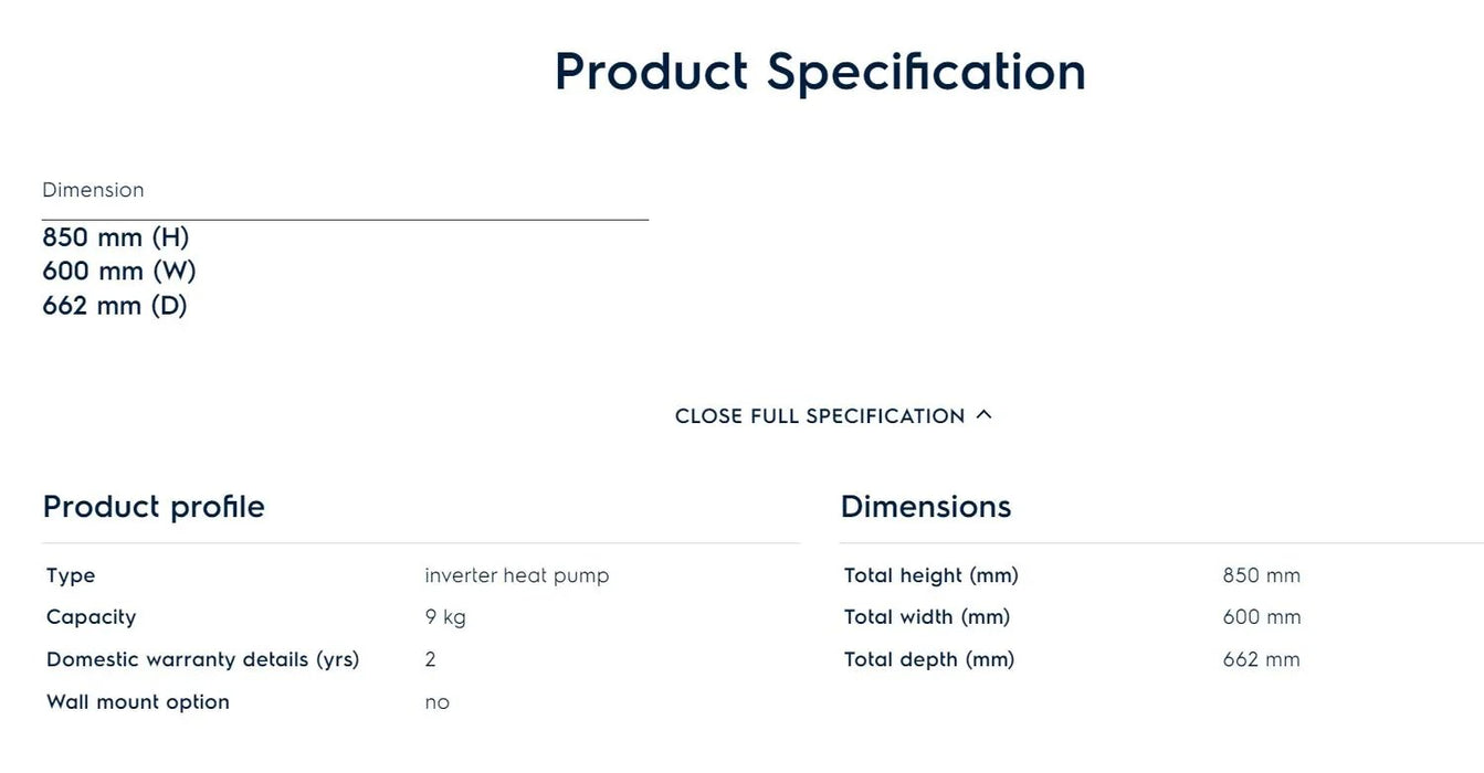 Electrolux 9kg Heat Pump Dryer with 3D Sense - LX2001 - Homewares, Outdoor, Phone Accessories, Cases, Speakers, Headphones + More -