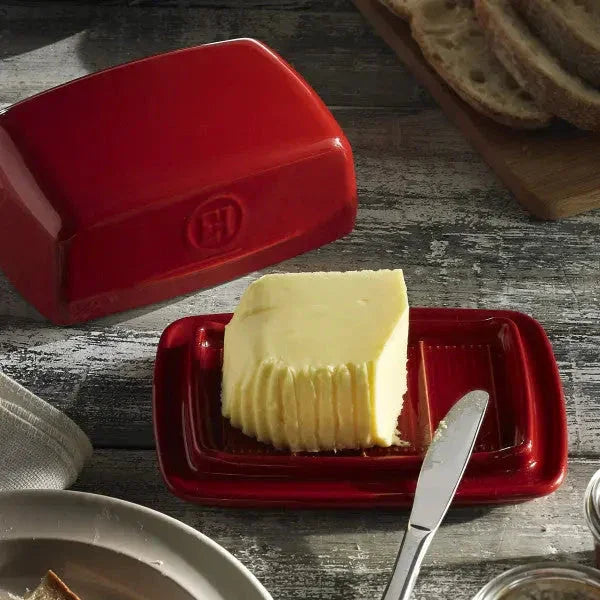 Emile Henry Butter Dish - Burgundy - LX2001 - Homewares, Outdoor, Phone Accessories, Cases, Speakers, Headphones + More -
