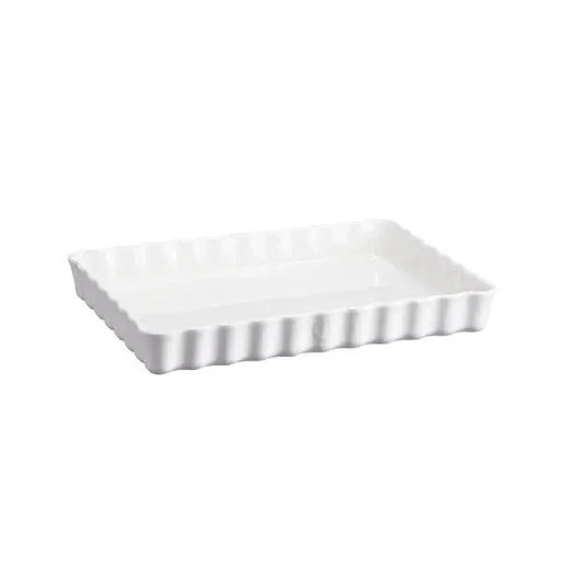 Emile Henry Deep Rectangular Tart Dish - Flour White - LX2001 - Homewares, Outdoor, Phone Accessories, Cases, Speakers, Headphones + More -