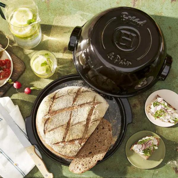 Emile Henry Round Bread Baker - Charcoal - LX2001 - Homewares, Outdoor, Phone Accessories, Cases, Speakers, Headphones + More -