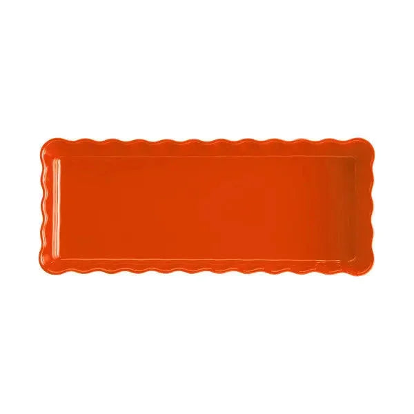 Emile Henry Slim Rectangular Tart Dish - Toscane Orange - LX2001 - Homewares, Outdoor, Phone Accessories, Cases, Speakers, Headphones + More -