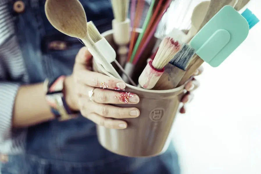 Emile Henry Utensil Pot - Clay - LX2001 - Homewares, Outdoor, Phone Accessories, Cases, Speakers, Headphones + More -