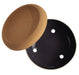 Large ceramic storage bowl with cork lid and ventilation holes, kitchen container