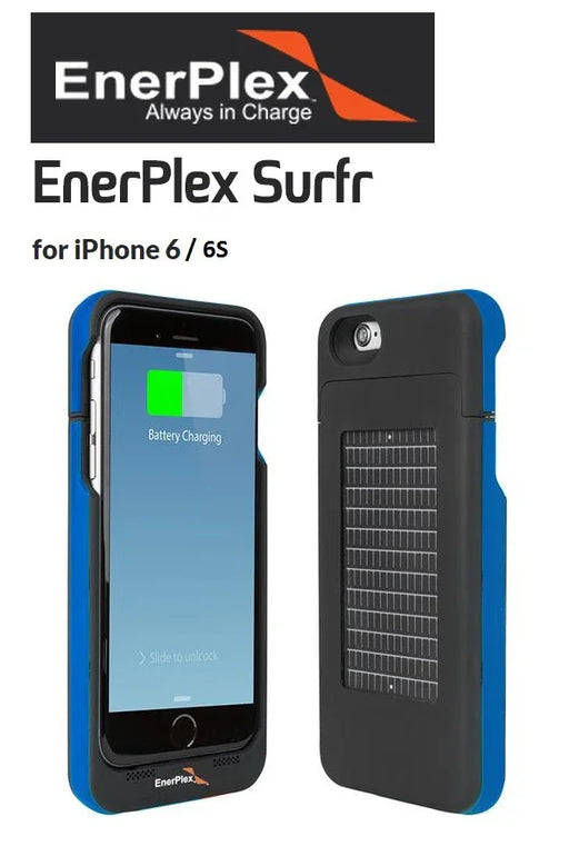 iPhone 6 EnerPlex Surfr Solar Battery Case SRI62700BL - LX2001 - Homewares, Outdoor, Phone Accessories, Cases, Speakers, Headphones + More -