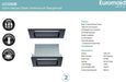 Euromaid 52cm Undermount Rangehood, Black Glass - LX2001 - Homewares, Outdoor, Phone Accessories, Cases, Speakers, Headphones + More -