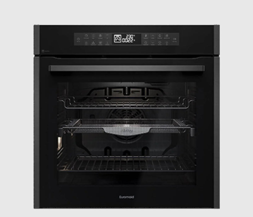 Euromaid 60cm 17 Function Built-in Oven with Pyro and Air Fry, Dark Stainless - LX2001 - Homewares, Outdoor, Phone Accessories, Cases, Speakers, Headphones + More -