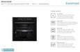 Euromaid 60cm 17 Function Built-in Oven with Pyro and Air Fry, Dark Stainless - LX2001 - Homewares, Outdoor, Phone Accessories, Cases, Speakers, Headphones + More -