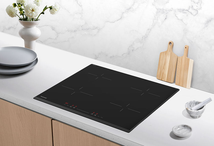 Euromaid 60cm 4 Zone Induction Cooktop Touch Control ECO Shift