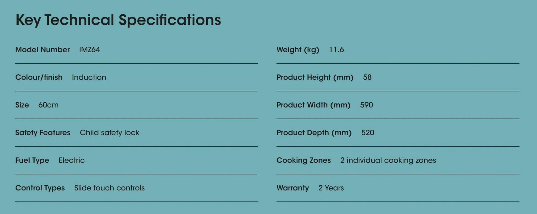 Euromaid 60cm Induction Cooktop With 4 Zones and Multi-Flex - LX2001 - Homewares, Outdoor, Phone Accessories, Cases, Speakers, Headphones + More -