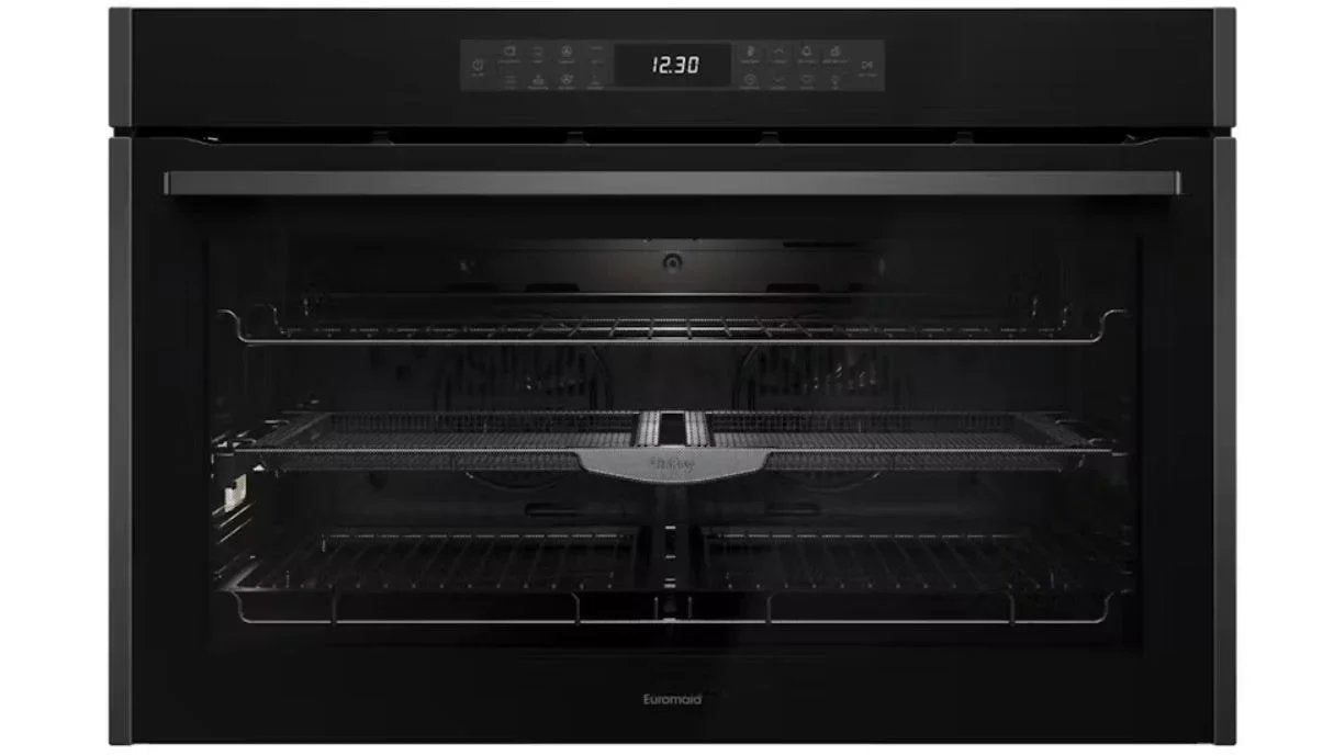 Euromaid 900mm 16-Function Built-in Oven with Air Fry - Dark Stainless - LX2001 - Homewares, Outdoor, Phone Accessories, Cases, Speakers, Headphones + More -