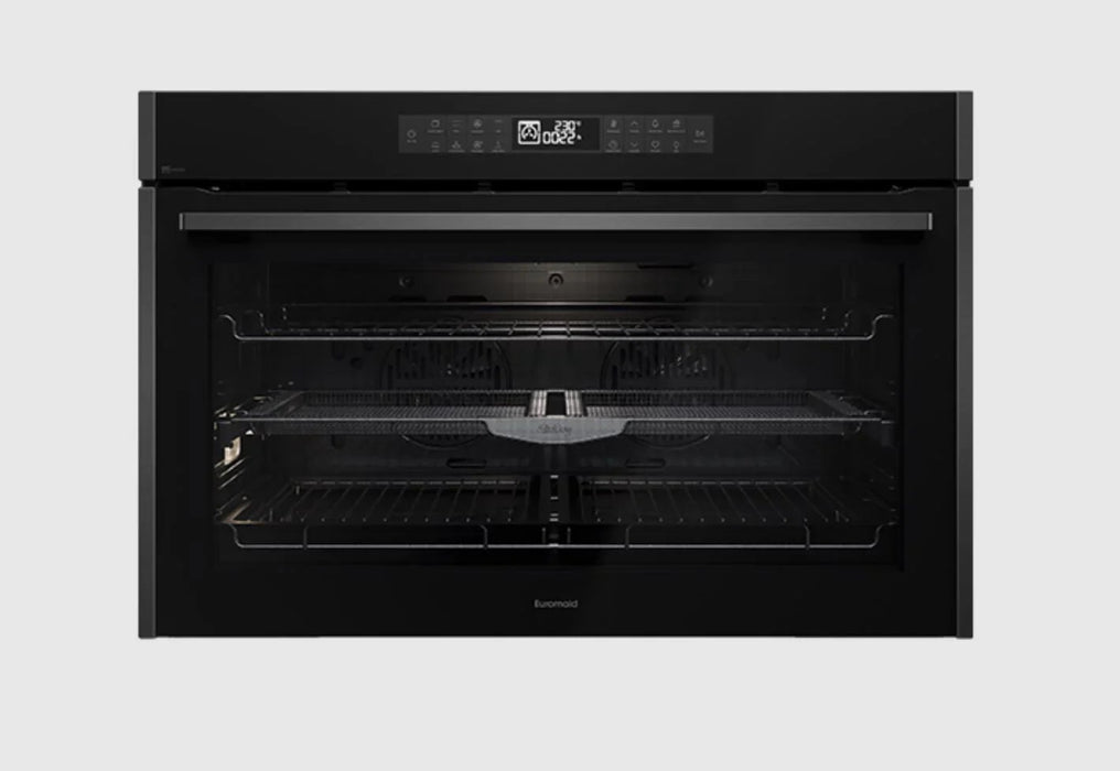 Euromaid 90cm 17 Function Built-in Oven with Pyro and Air Fry, Dark Stainless - LX2001 - Homewares, Outdoor, Phone Accessories, Cases, Speakers, Headphones + More -
