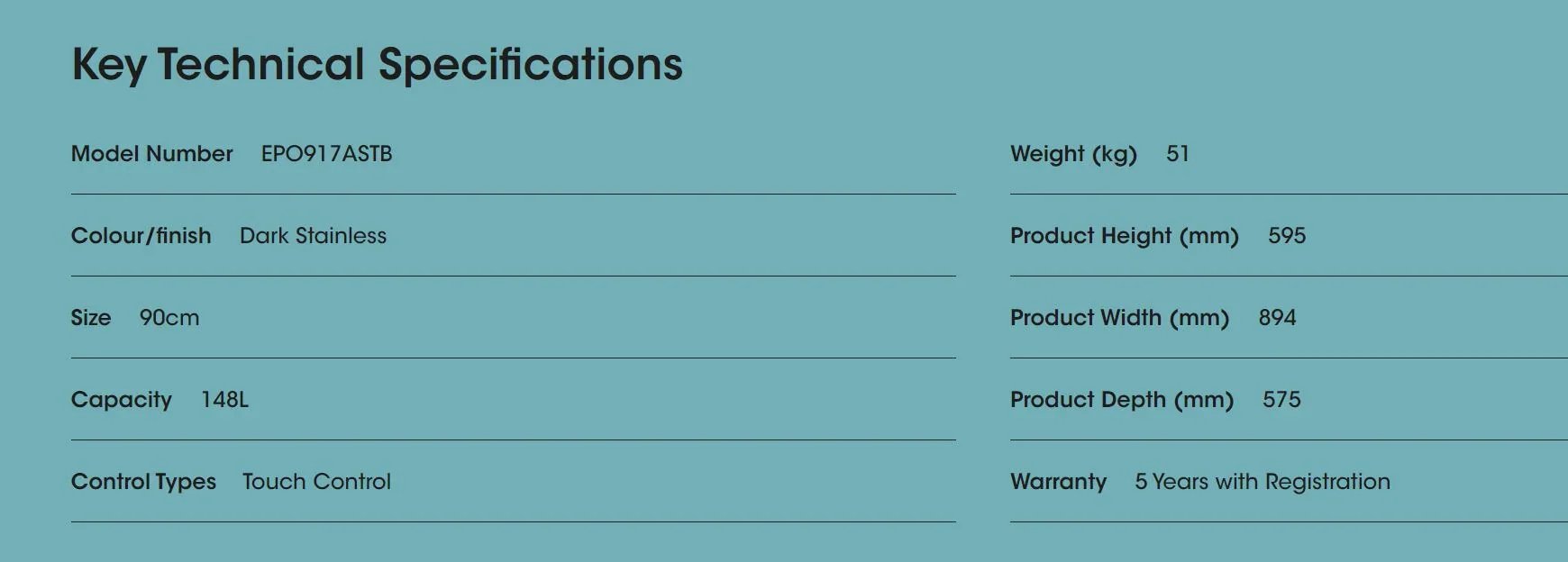 Euromaid 90cm 17 Function Built-in Oven with Pyro and Air Fry, Dark Stainless - LX2001 - Homewares, Outdoor, Phone Accessories, Cases, Speakers, Headphones + More -