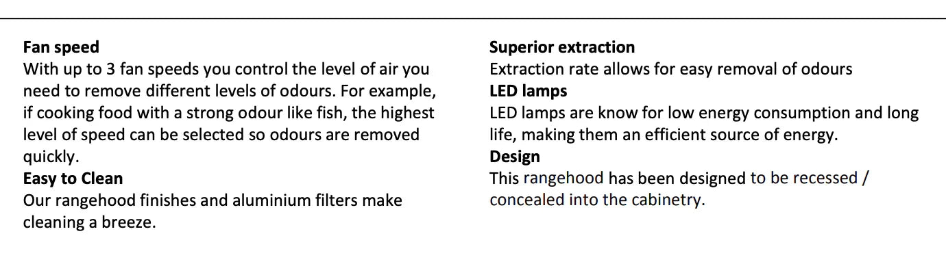 Euromaid 90cm Concealed Undermount Rangehood - LX2001 - Homewares, Outdoor, Phone Accessories, Cases, Speakers, Headphones + More -