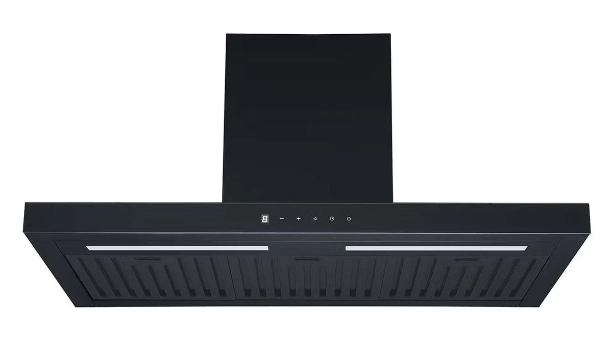 Euromaid 90cm Deluxe Flat Canopy Rangehood, Matte Black - LX2001 - Homewares, Outdoor, Phone Accessories, Cases, Speakers, Headphones + More -